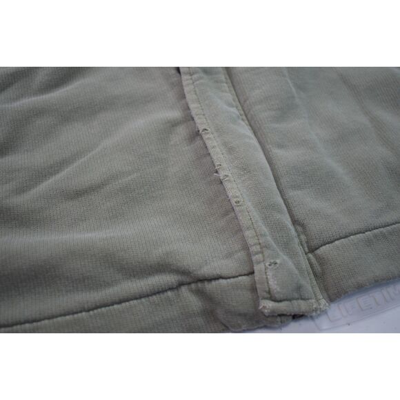 Sanctuary Hooded Ruffle Sleeve Jacket Army Green Casual Full Zip Womens Medium - Picture 6 of 9